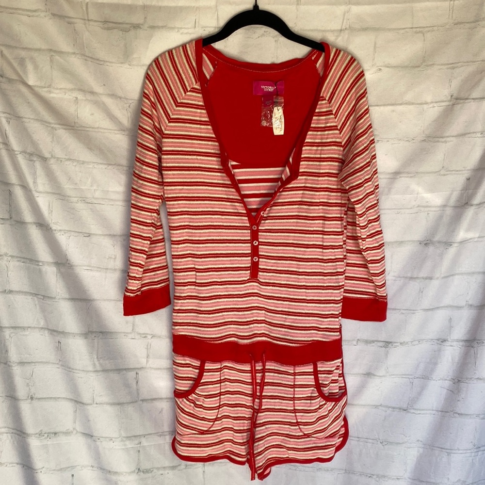 Victoria Secret Pajama Romper NWT
